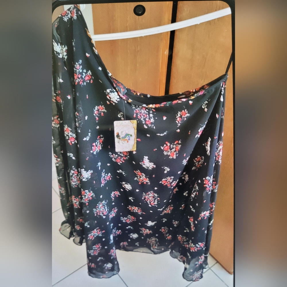 NWT Simurgh life XL Chiffon blouse